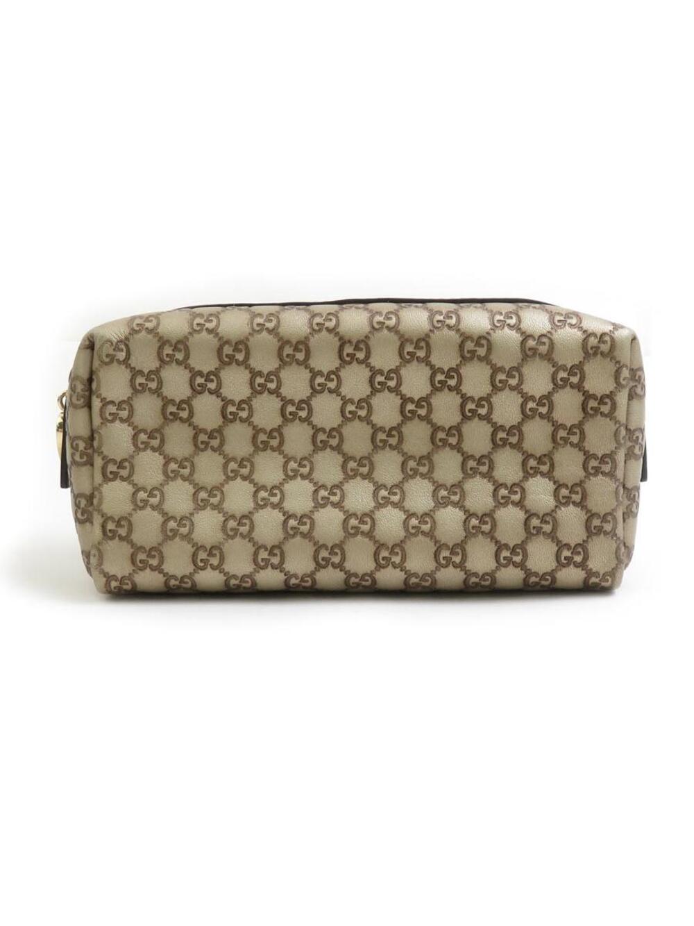Auth Gucci Micro Guccissima Pouch #293599G21B